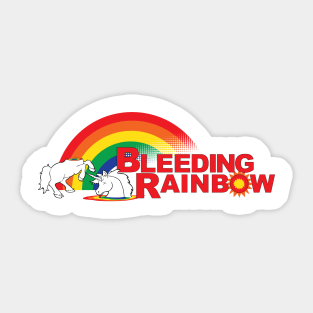 Bleeding Rainbow Sticker